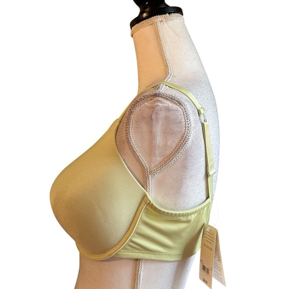 NWT Ambrielle Mystique Plunge Extreme Push Up Bra Women’s SZ 36DD in Celery - Picture 3 of 8